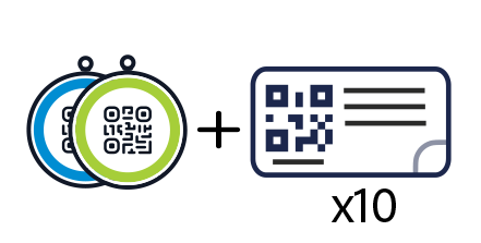 Набор: 2 брелка